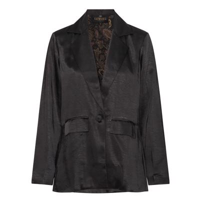Karmamia Copenhagen Suit Blazer Black Rich Satin